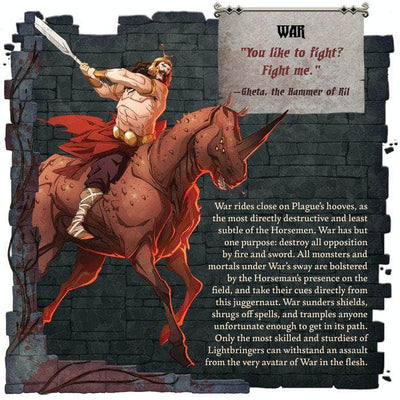 Massive Darkness 2: Four Horsemen (Kickstarter Pre-Order พิเศษ) การขยายเกมบอร์ด Kickstarter CMON KS001688A