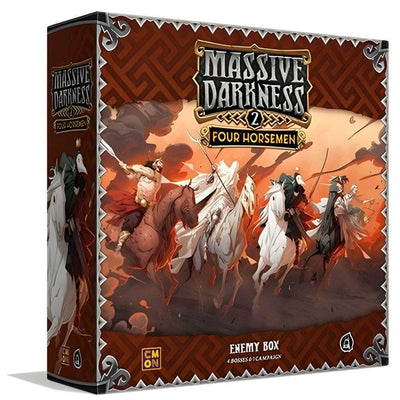 Massive Darkness 2: cuatro jinetes (Kickstarter pre-pedido especial) Expansión del juego de mesa de Kickstarter CMON KS001688A