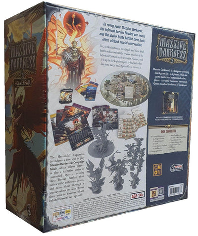 Massive Darkness 2: Expansión de la expansión de la campaña de Heavenfall (edición de pedido de pedido minorista) Expansión del juego de mesa minorista CMON KS001689A