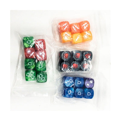 Massive Darkness 2: Hellscape Heaven and Hell Frost Dice (طلب خاص لطلب مسبق من Kickstarter) ملحق لعبة Kickstarter Board CMON KS001691A