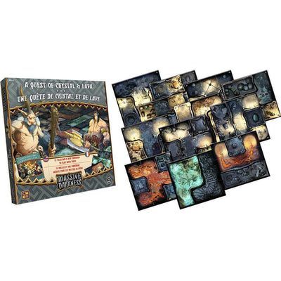 Massive Darkness 2: accesorio de juegos de mesa minorista de set de azulejos minoristas (edición de pedido pre-pedido) CMON KS001693A