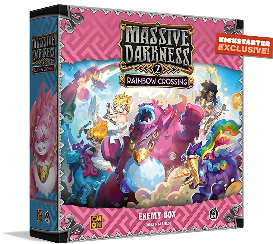 Massive Darkness 2: Rainbow Crossing (طلب خاص لطلب مسبق من Kickstarter) توسيع لعبة Kickstarter Board CMON KS001694A