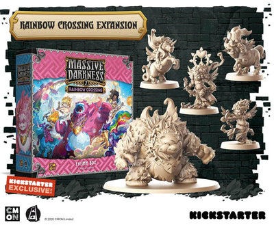 Massive Darkness 2: Rainbow Crossing (Kickstarter Pre-order พิเศษ) การขยายเกมบอร์ด Kickstarter CMON KS001694A