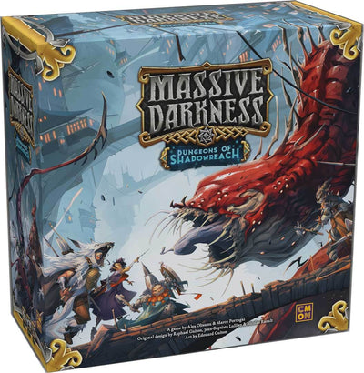 Escuridão maciça: Dungeons of Shadowreach Dragons Hoard Game Pleda Alling Pledge (Kickstarter Pré-encomenda Especial) Kickstarter Board Game CMON KS001951A
