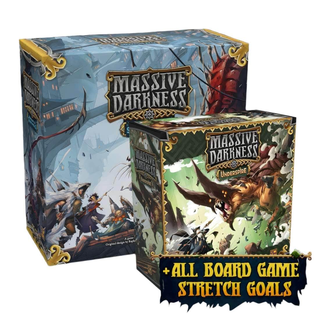 Massive Darkness 2 : Hellscape Gameplay All-In Pledge Kickstarter Jeu de société - The Game Steward