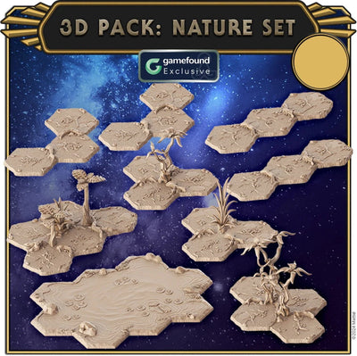 Masters of The Universe: 3D Pack Nature Set (Kickstarter Pre-Order Special) Kickstarter Board Game Accessory CMON KS002008A