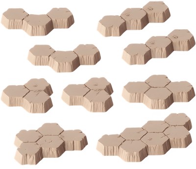Masters of The Universe: 3D Pack Rocks Set (Kickstarter Pre-Order Special) Kickstarter Board Game Accessory CMON KS002009A