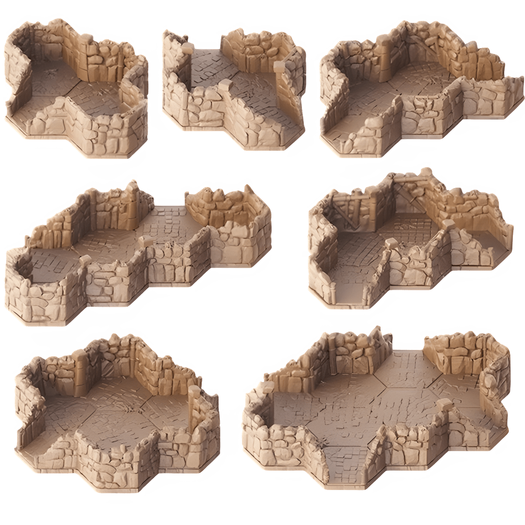 Masters of The Universe: 3D Pack Ruins Set (Kickstarter Pre-Order Special) Kickstarter Board Game Accessory CMON KS002010A