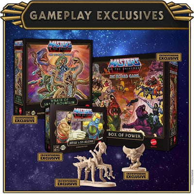 Masters of The Universe: Clash for Eternia Gameplay Exclusives Bundle (Kickstarter Pre-Order Special) Kickstarter Board Game CMON KS001766A