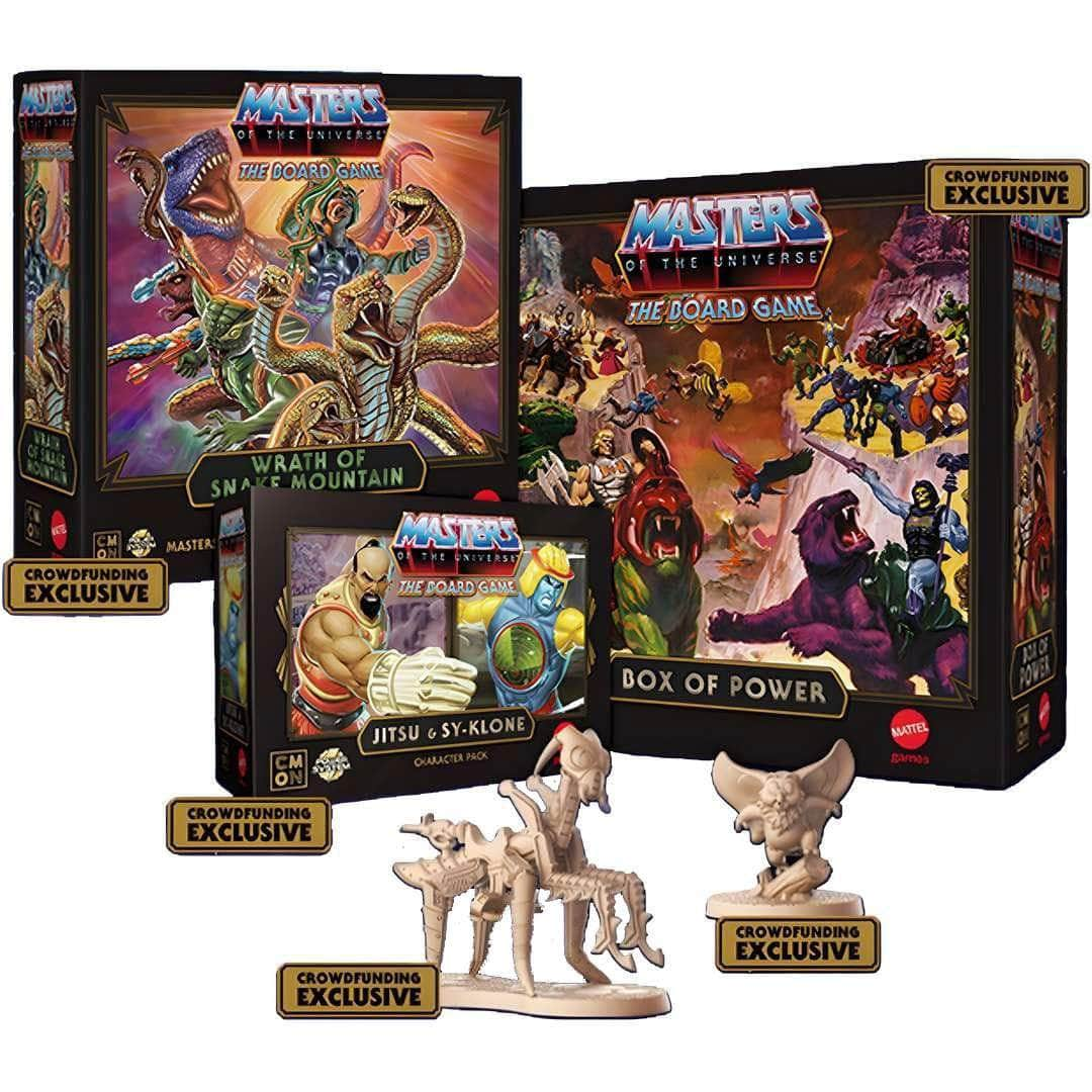 مجموعة لعبة Masters of The Universe: Clash for Eternia الحصرية (الطلب المسبق الخاص لـ Kickstarter) لعبة Kickstarter Board CMON KS001766A