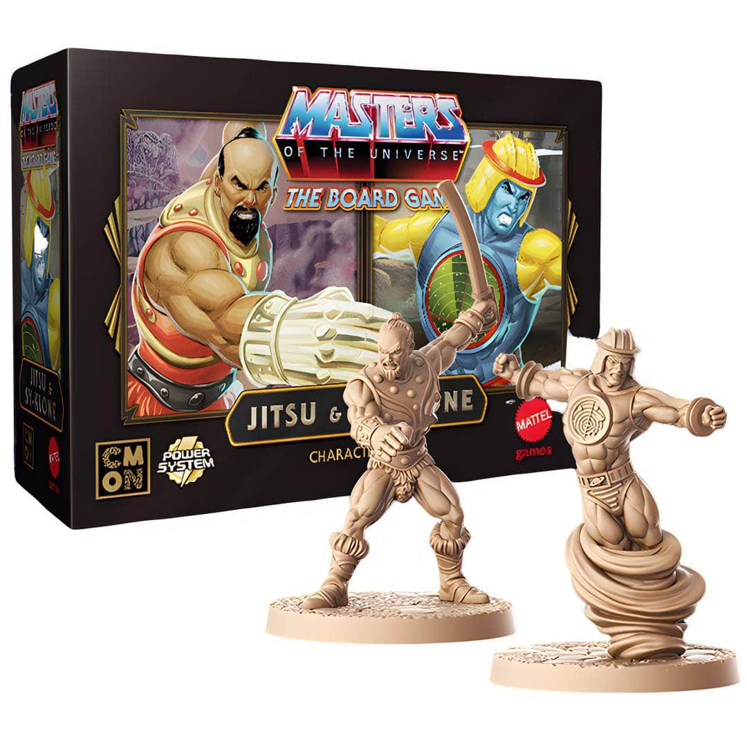 Masters of the Universe: Clash für Eternia Jitsu & Sy-Klone (Retail Pre-Order Edition) Kickstarter-Brettspiel-Erweiterung CMON KS001697A