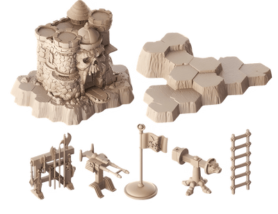 Masters of The Universe: Plastic Castle Grayskull (Kickstarter Pre-Order Special) Kickstarter Board Game Accessory CMON KS002014A