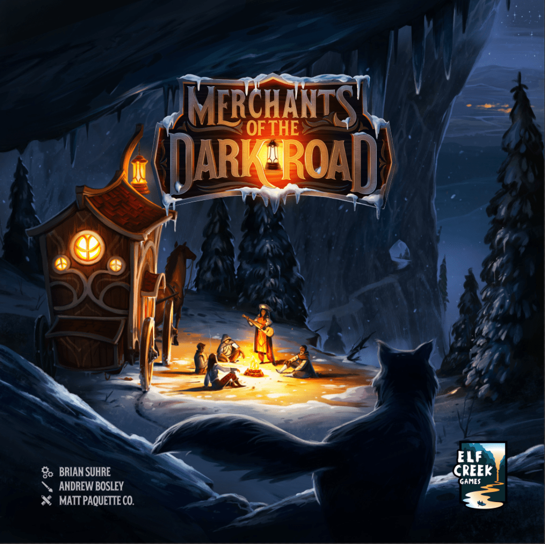 Merchants of The Dark Road: مجموعة التعهدات الفاخرة الشاملة Ding&Dent (Kickstarter Special) لعبة Kickstarter Board Elf Creek Games 787790035985 KS001037B