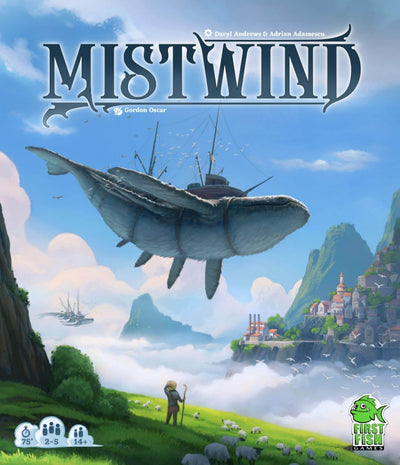 Mistwind: Core Game (Kickstarter Pre-Order Special) لعبة Kickstarter Board أول ألعاب الأسماك KS001563A