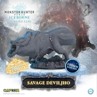Monster Hunter World: Iceborne Wave 2 Plus Deluxe Poledle (Kickstarter w przedsprzedaży Special) Rozszerzenie gry planszowej Kickstarter Steamforged Games KS001916A