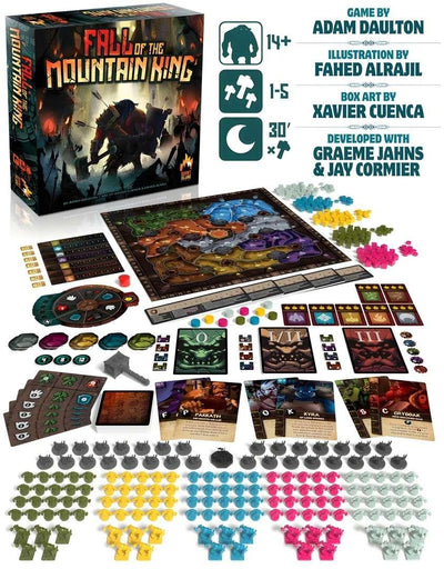 Mountain King: Fall of The Mountain King Deluxe Edition (Kickstarter Special) Kickstarter Board Game Burnt Island Games 782150647457 KS000929C