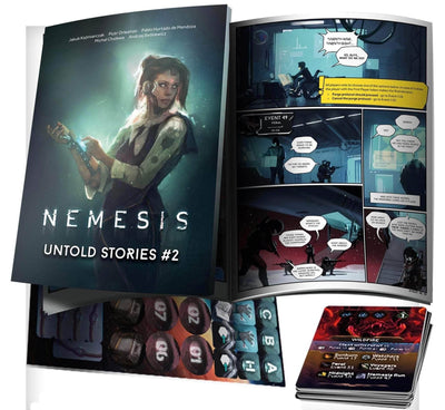 Nemesis: Histórias não contadas #2 Expansão Ding &amp; Dent (Kickstarter Special) Expansão do jogo de tabuleiro Kickstarter Awaken Realms KS800712B