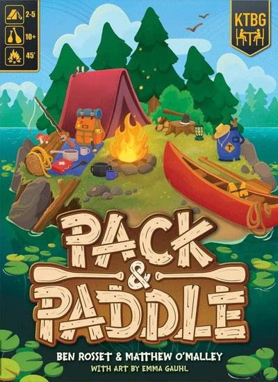 Pack & Paddle: Deluxe Edition (Kickstarter Pre-Order Special) Kickstarter Board Game KTBG KS002272A