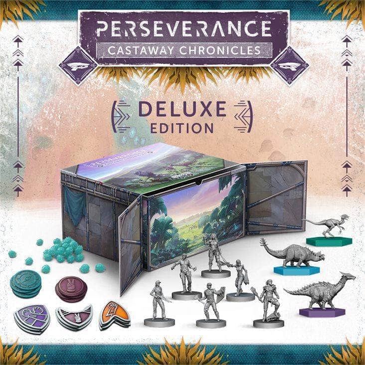 Persévérance: Castaway Chronicles Deluxe Edition Ding & Dent (Kickstarter Special) Kickstarter Board Game Mindclash Games KS001041B