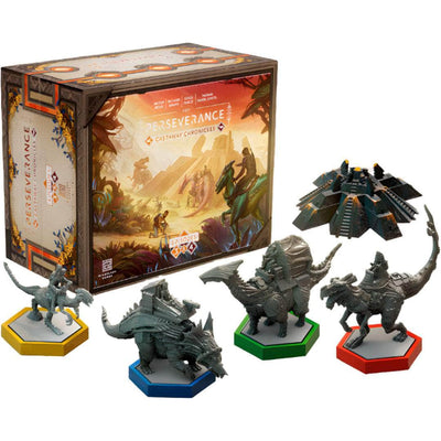 Doorzettingsvermogen: Castaway Chronicles Deluxe Edition Episodes 3 & 4 Expansion Edition (Kickstarter Pre-Order Special) Kickstarter Board Game Mindclash Games KS001770A