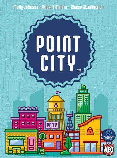 Point City: Core Game (Kickstarter pré-encomenda especial) jogo de tabuleiro do Kickstarter Flatout Games KS001478A