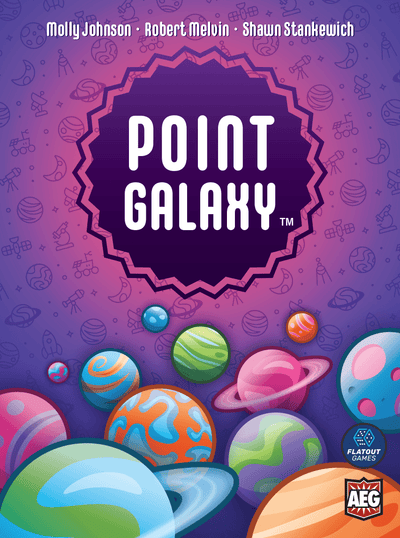 Point Galaxy Plus Exclusive Bonus Rocket Tokens (Kickstarter Pre-Order Special) Kickstarter Board Game Flatout Games KS001968A