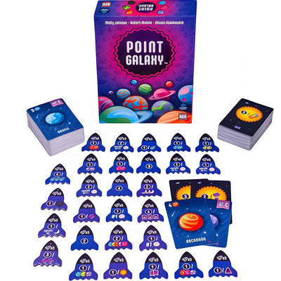 Point Galaxy Plus Exclusive Bonus Rocket Tokens (Kickstarter Pre-Order Special) Kickstarter Board Game Flatout Games KS001968A