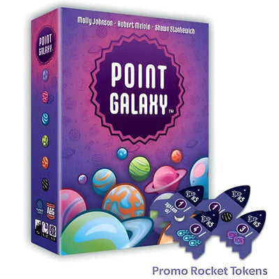 Point Galaxy Plus Exclusive Bonus Rocket Tokens (Kickstarter Pre-Order Special) Kickstarter Board Game Flatout Games KS001968A