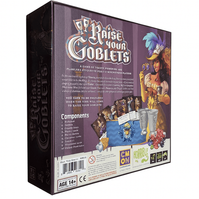 Raise Your Goblets: Limited Edition (Retail Pre-Order Edition) Retail Board Game CMON 0889696003027 KS000684