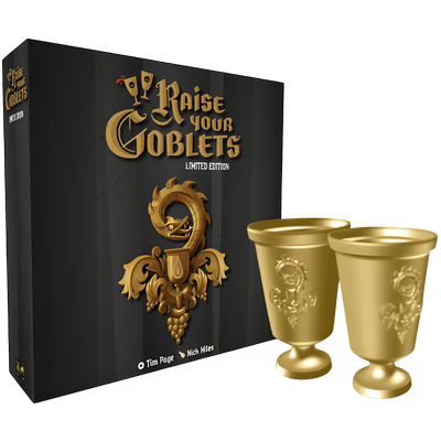 Raise Your Goblets: Limited Edition (Retail Pre-Order Edition) Retail Board Game CMON 0889696003027 KS000684