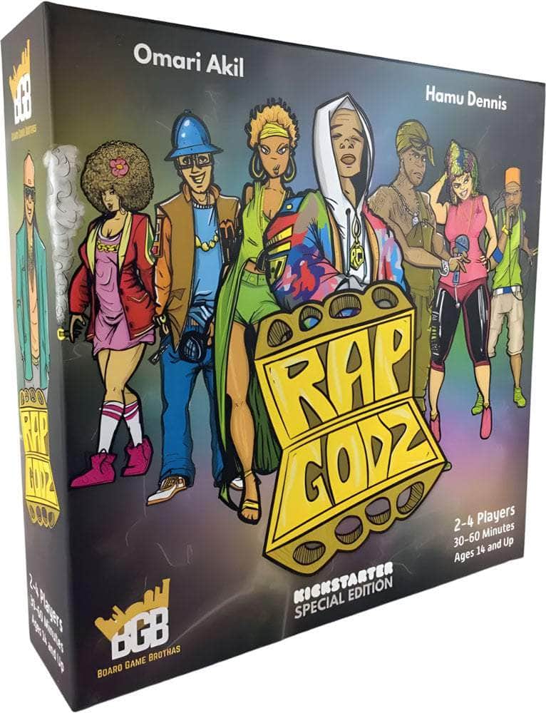 Rap Godz (Kickstarter Special) jogo de tabuleiro Kickstarter Board Game Brothas 860001354805 KS001022A