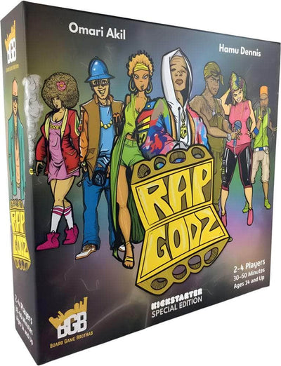 Rap Godz (Kickstarter Special) เกมกระดาน Kickstarter Board Game Brothas 860001354805 KS001022A