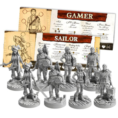 Robinson Crusoe：Sailor＆Gamer Pack（Kickstarter Pre-Order Edition）Kickstarter Boardゲーム拡張 Portal Games KS001710A