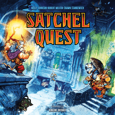 Satchel Quest: Deluxe Edition Plus Wood Token Set (Kickstarter Pre-Order Special) Kickstarter Board Game Weird City Games KS002039A