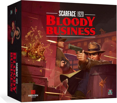 Scarface 1920: Bloody Business Gangland Gameplay Promedge (Kickstarter Pre-Order Special) Juego de mesa de Kickstarter Redzen Games KS001577A