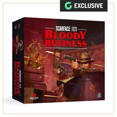 Scarface 1920: Bloody Business Gangland Gameplay Gameplay (Kickstarter Pre-Order Special) Kickstarter Board Game Redzen Games KS001577A