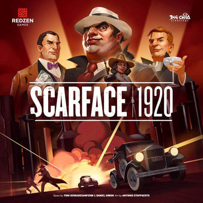 Scarface 1920：Legacy All-in Pledge（Kickstarter Pre-Order Special）Kickstarterボードゲーム Redzen Games KS001578A