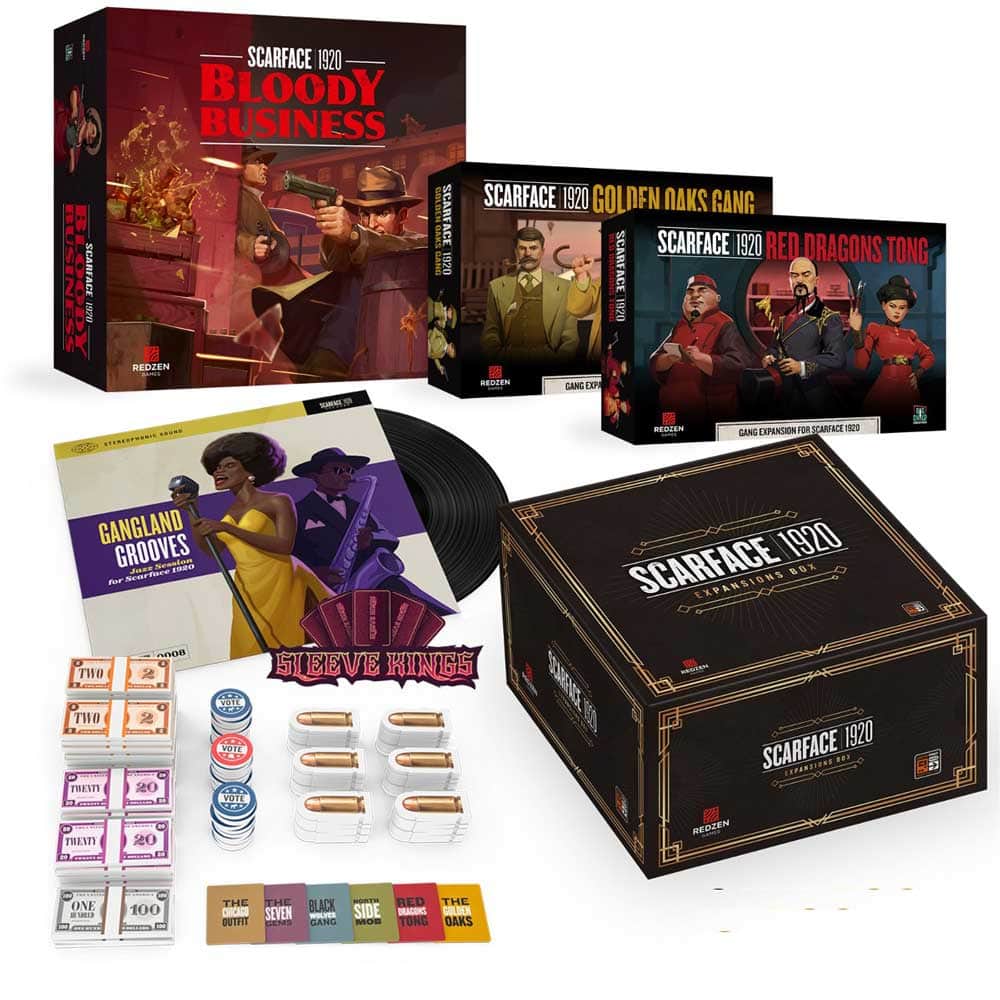 Scarface 1920: Legacy All-In Pledge Kickstarter Board Game - The