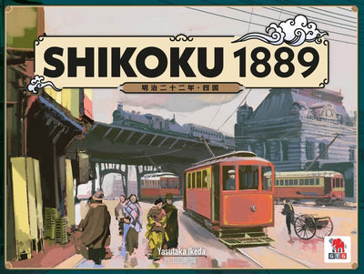 Shikoku 1889: Core Game Plus Punchboard Charters and Money Cards (Kickstarter Pre-Order Special) Kickstarter Board Game Grand Trunk Games KS002279A