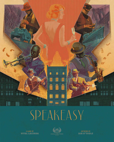 Speakeasy : Deluxe Edition Plus Custom Wood Money Tokens (킥 스타터 선주문 특별) 킥 스타터 보드 게임 Eagle Gryphon Games KS001925A