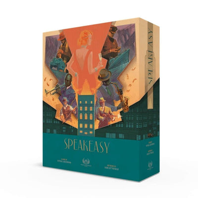 Speakeasy: الإصدار الفاخر بالإضافة إلى رموز النقود الخشبية المخصصة (الطلب المسبق الخاص بـ Kickstarter) لعبة Kickstarter Board Eagle Gryphon Games KS001925A