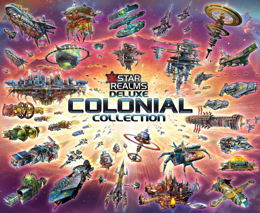 Star Realms: Deluxe Colonial Collection (طلب خاص لطلب مسبق من Kickstarter) لعبة Kickstarter Board Wise Wizard Games KS001716A