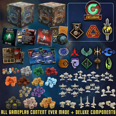 Star Trek Ascendancy: The Final Frontier Deluxe All-In Tier (Kickstarter Pre-Order Edition) Kickstarter Board Game Gale Force 9 KS001949A