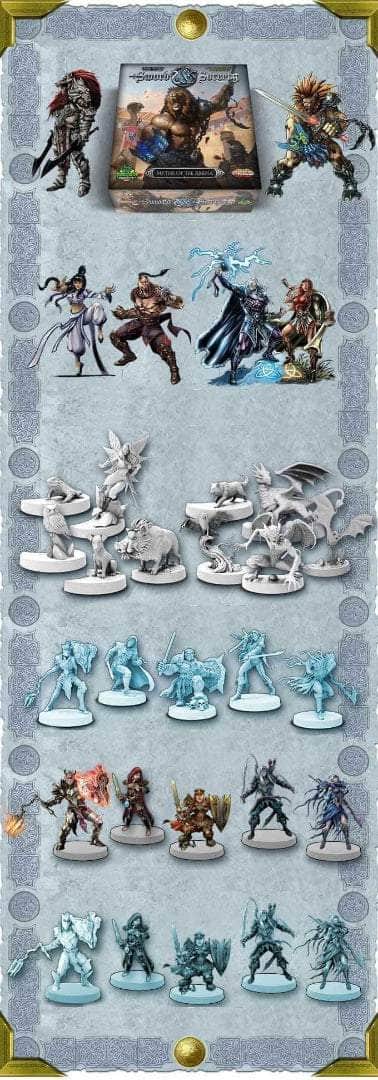 Sword &amp; Sorcery: Ancient Chronicles All-In [Legendary Hero Plus Gold] Bundle (Kickstarter Special) Kickstarter Board Game Ares Games KS000211E