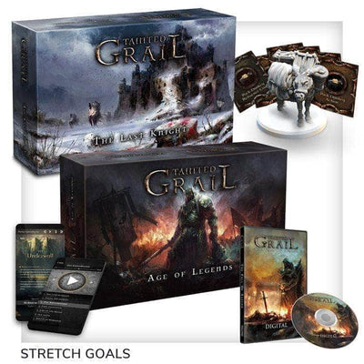 污染的聖杯：Avalon Core Box的Fall of Avalon Core Box Pledge Plus Niamh Ding＆Dent（Kickstarter Special）Kickstarter棋盤遊戲 Awaken Realms 5907222299264 KS000946W