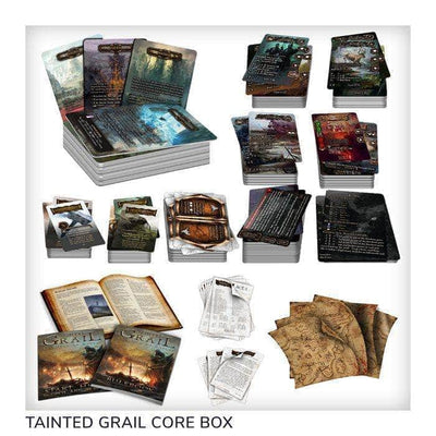 污染的聖杯：Avalon Core Box的Fall of Avalon Core Box Pledge Plus Niamh Ding＆Dent（Kickstarter Special）Kickstarter棋盤遊戲 Awaken Realms 5907222299264 KS000946W