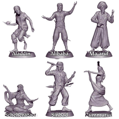 Tales of The Arabian Nights: Deluxe Edition Plus Miniatures (Kickstarter Pre-Order Special) Kickstarter Board Game Play To Z Games KS001929A