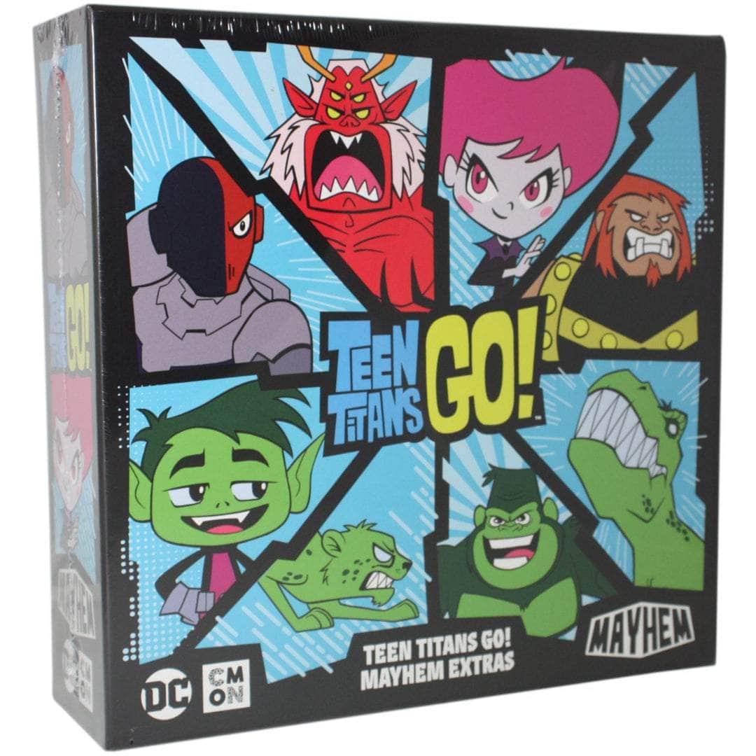 Teen Titans Go! Mayhem Extras Pack (Kickstarter forudbestilling Special) Kickstarter Board Game Expansion CMON KS002019A