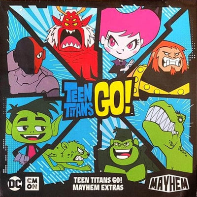 Teen Titans Go! Mayhem Extras Pack (Kickstarter forudbestilling Special) Kickstarter Board Game Expansion CMON KS002019A