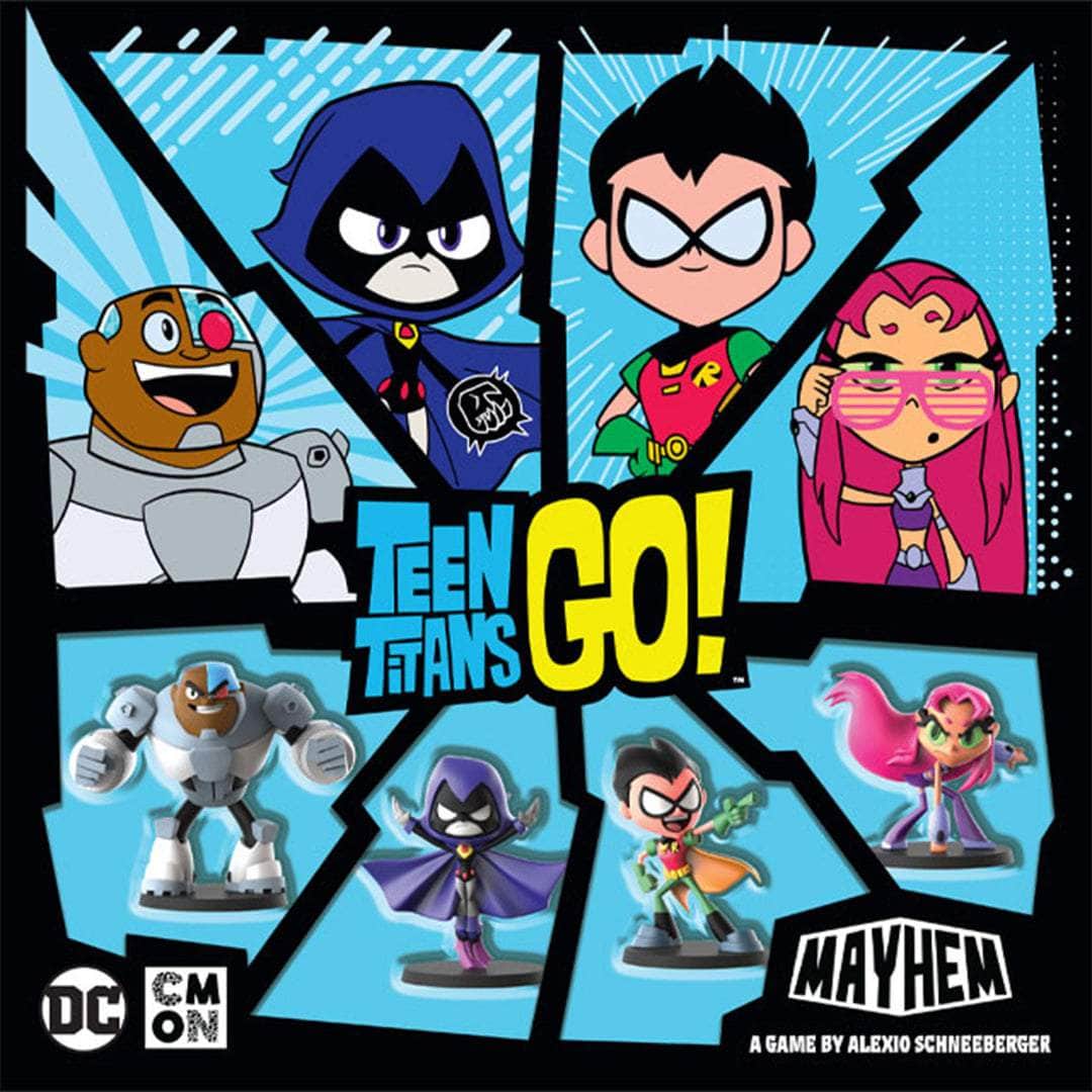 Teen Titans Go! Mayhem Plus Extras Pack (Kickstarter forudbestilling Special) Kickstarter Board Game Expansion CMON KS002020A